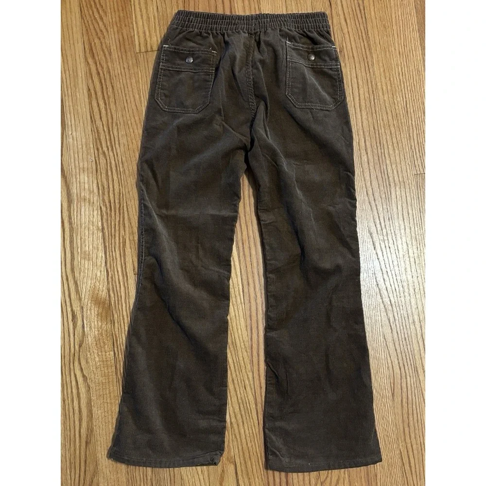 Vtg 70s Corduroy Big Bell Bottom Pants Flare DARK BROWN 31x30 Talon Zipper SEARS